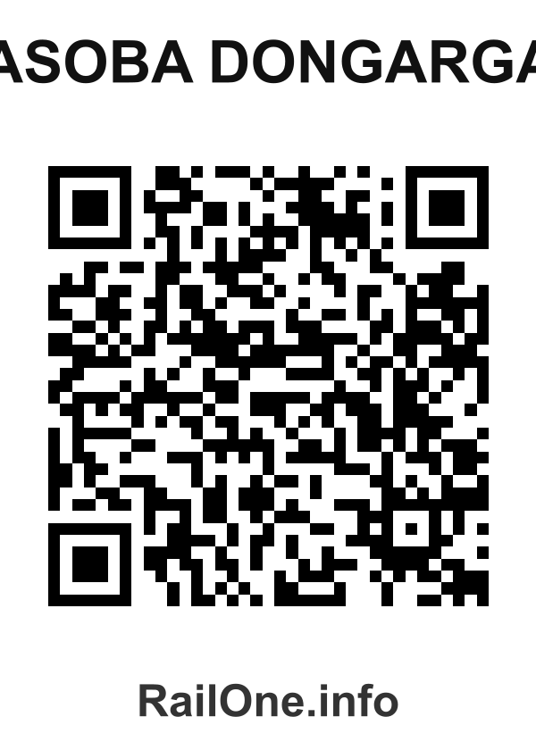 RailOne QR Code for Mhasoba Dongargaon station