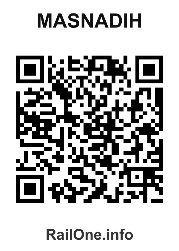 RailOne QR Code for Masnadih station