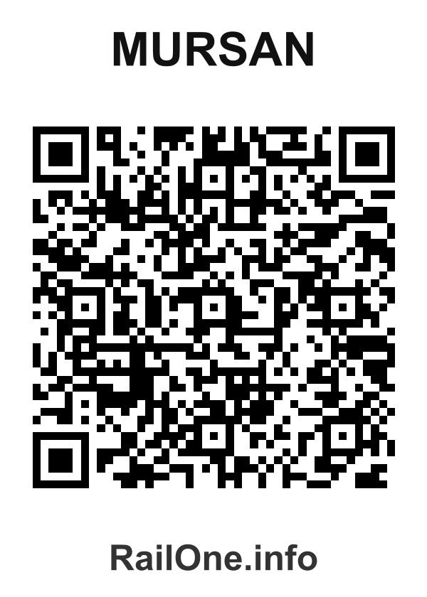 RailOne QR Code for Mursan station