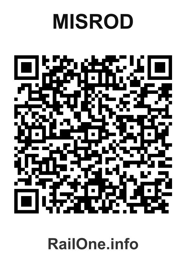 RailOne QR Code for Misrod station