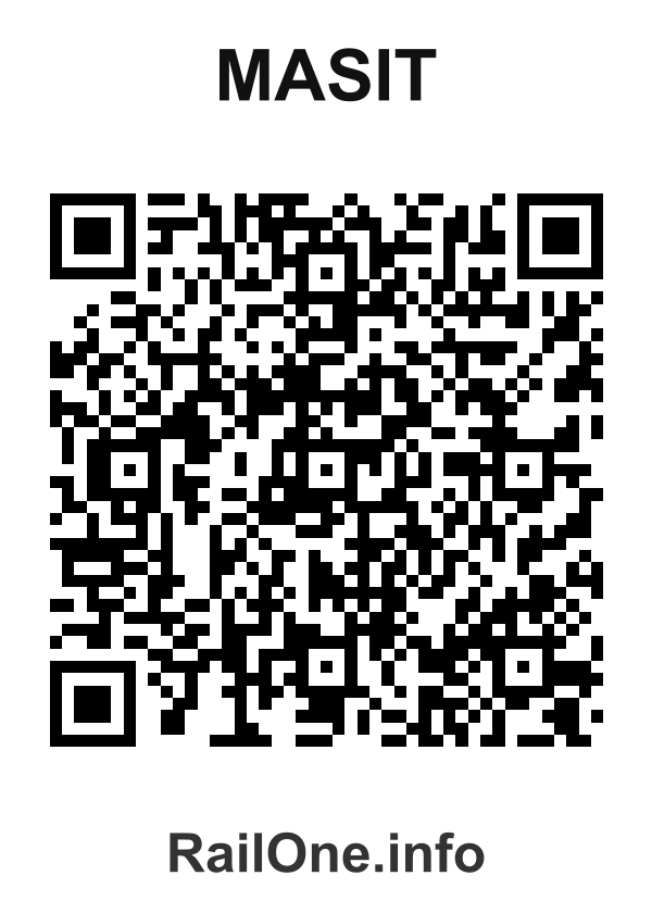 RailOne QR Code for Masit station