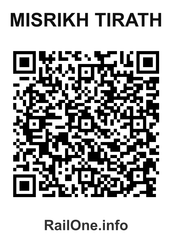 RailOne QR Code for Misrikh Tirath station