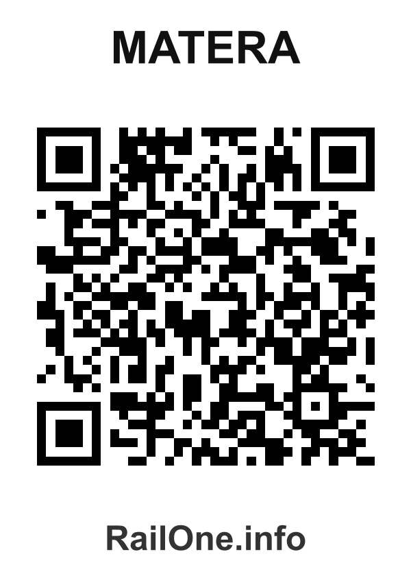 RailOne QR Code for Matera station