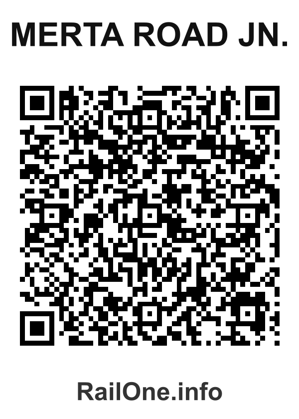 RailOne QR Code for Merta Road Jn. station