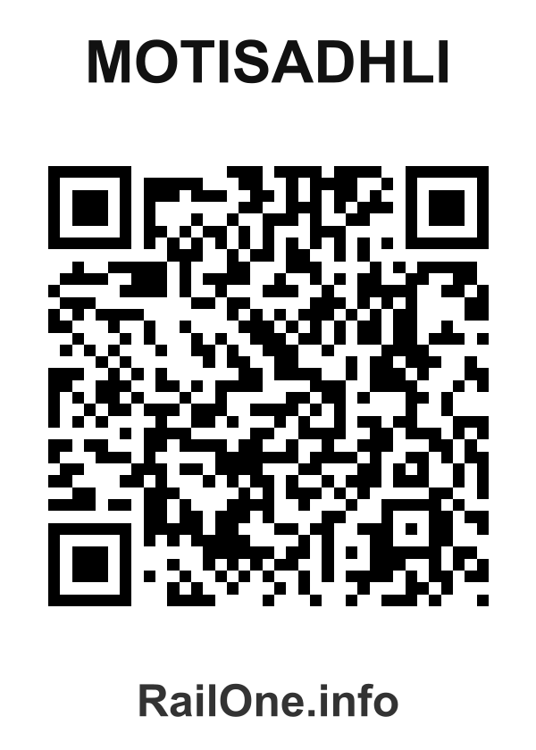 RailOne QR Code for Motisadhli station