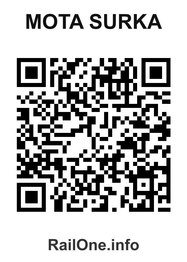 RailOne QR Code for Mota Surka station
