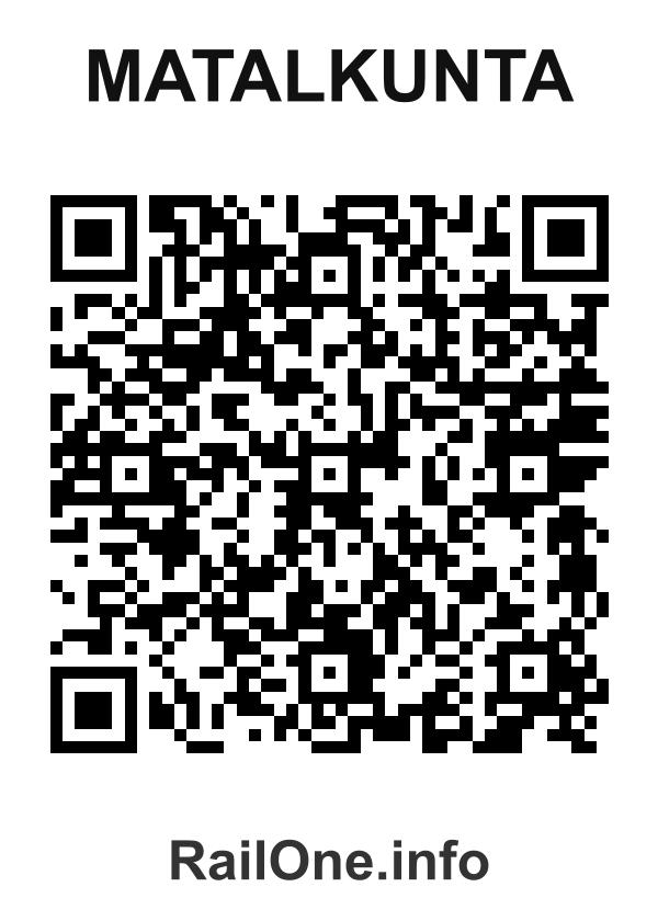RailOne QR Code for Matalkunta station
