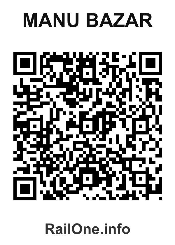 RailOne QR Code for Manu Bazar station
