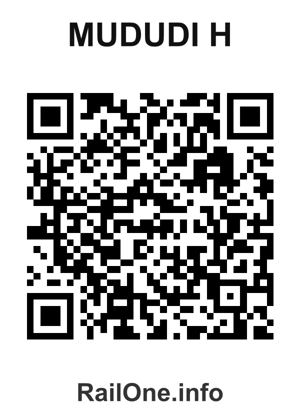 RailOne QR Code for Mududi H station