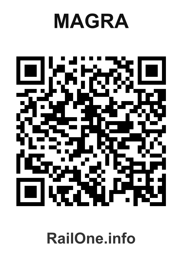 RailOne QR Code for Magra station