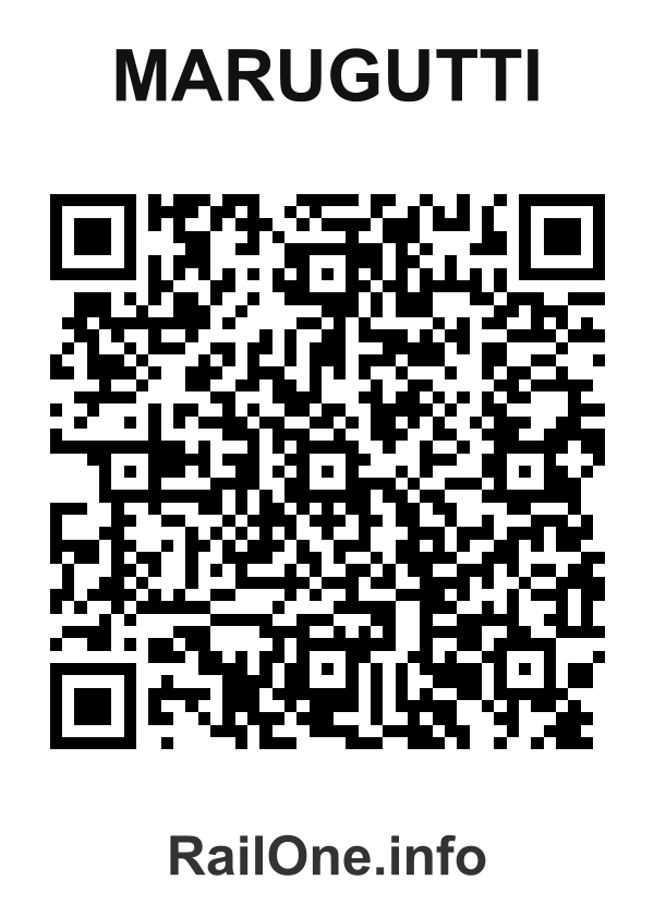 RailOne QR Code for Marugutti station