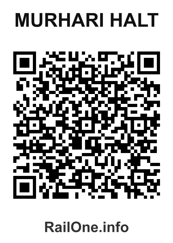 RailOne QR Code for Murhari Halt station