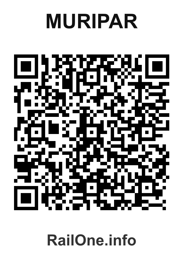 RailOne QR Code for Muripar station