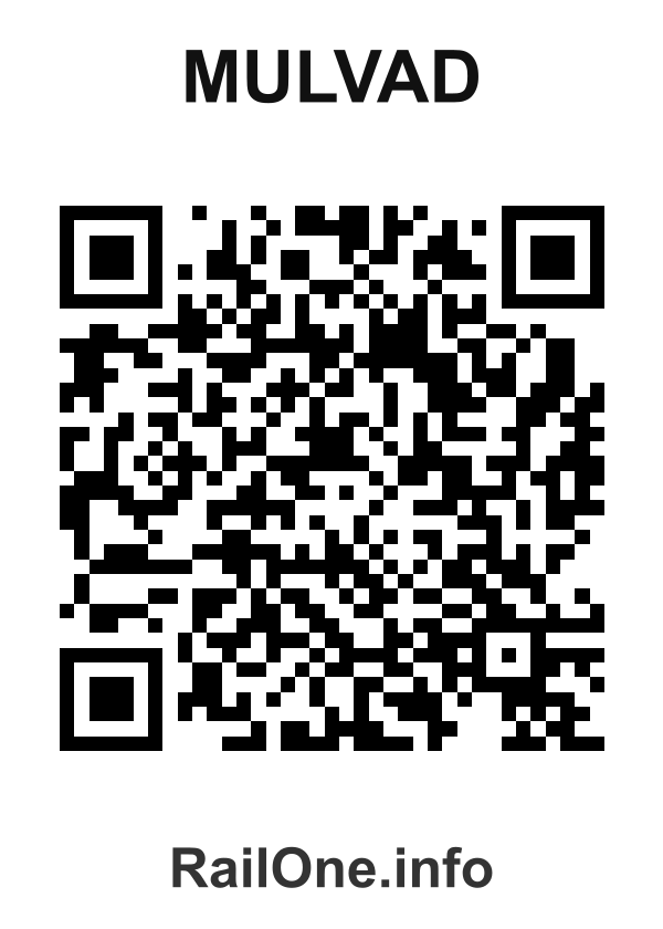 RailOne QR Code for Mulvad station