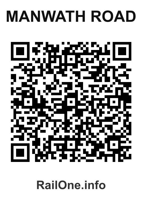RailOne QR Code for Manwath Road station