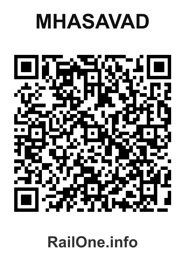 RailOne QR Code for Mhasavad station