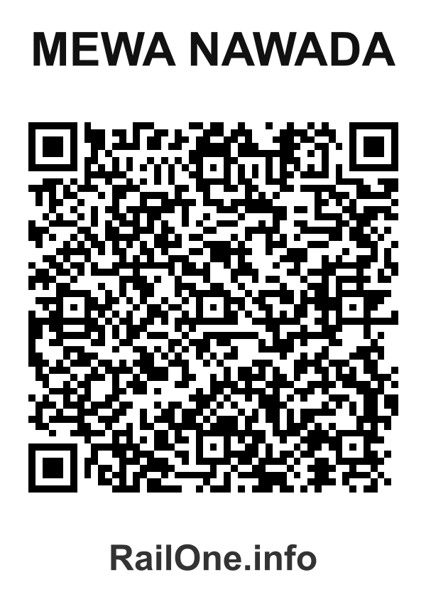 RailOne QR Code for Mewa Nawada station