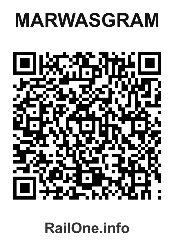 RailOne QR Code for Marwasgram station
