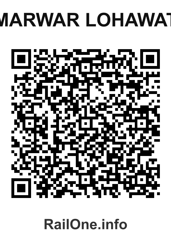 RailOne QR Code for Marwar Lohawat station