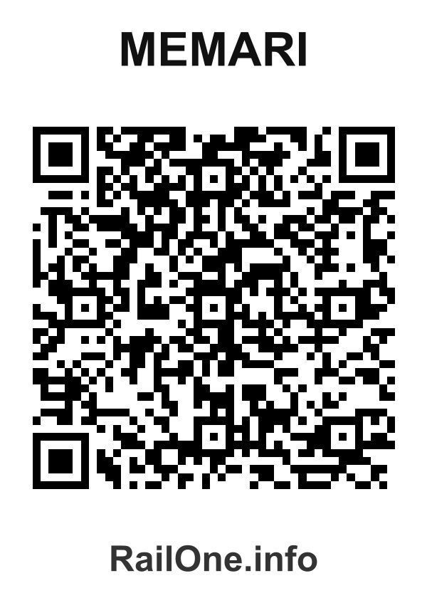 RailOne QR Code for Memari station
