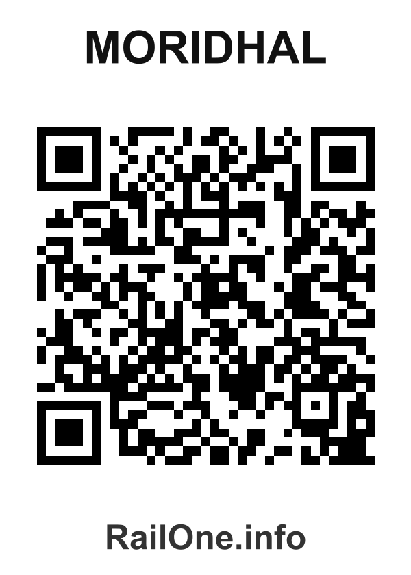 RailOne QR Code for Moridhal station