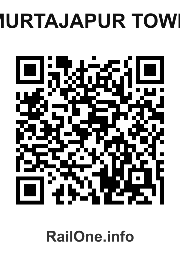 RailOne QR Code for Murtajapur Town station