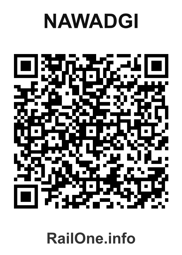 RailOne QR Code for Nawadgi station