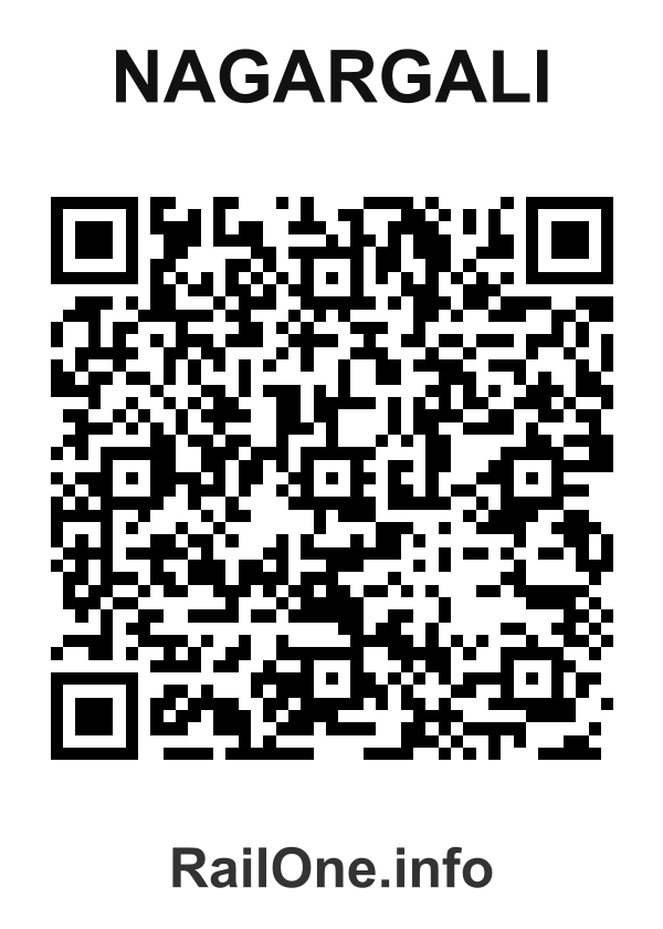 RailOne QR Code for Nagargali station