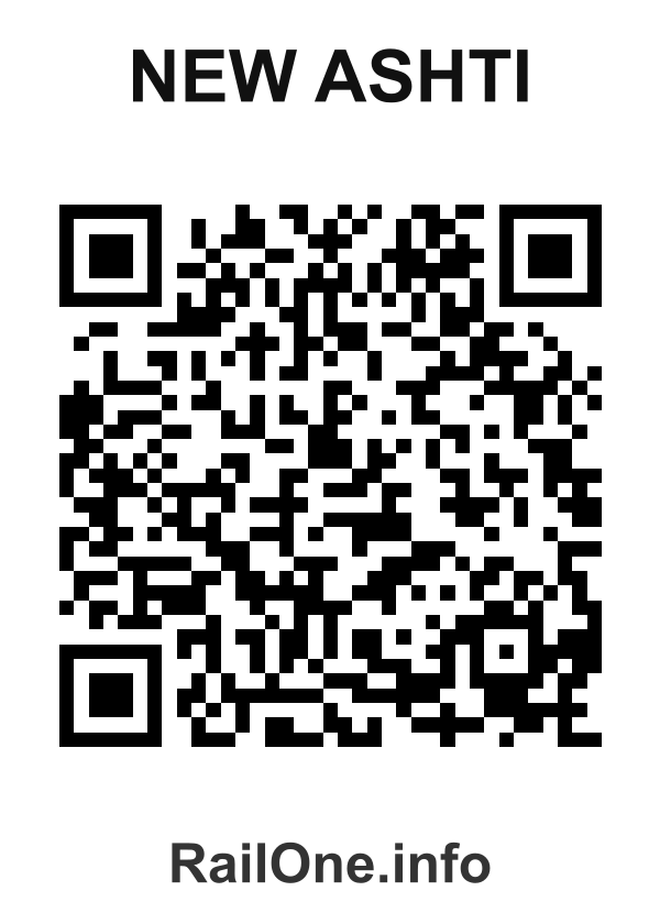 RailOne QR Code for New Ashti station