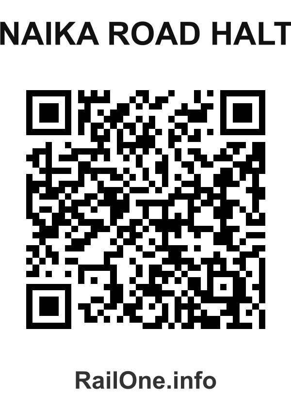 RailOne QR Code for Naika Road Halt station