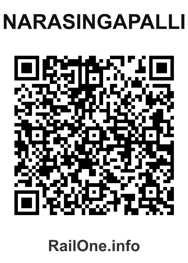 RailOne QR Code for Narasingapalli station