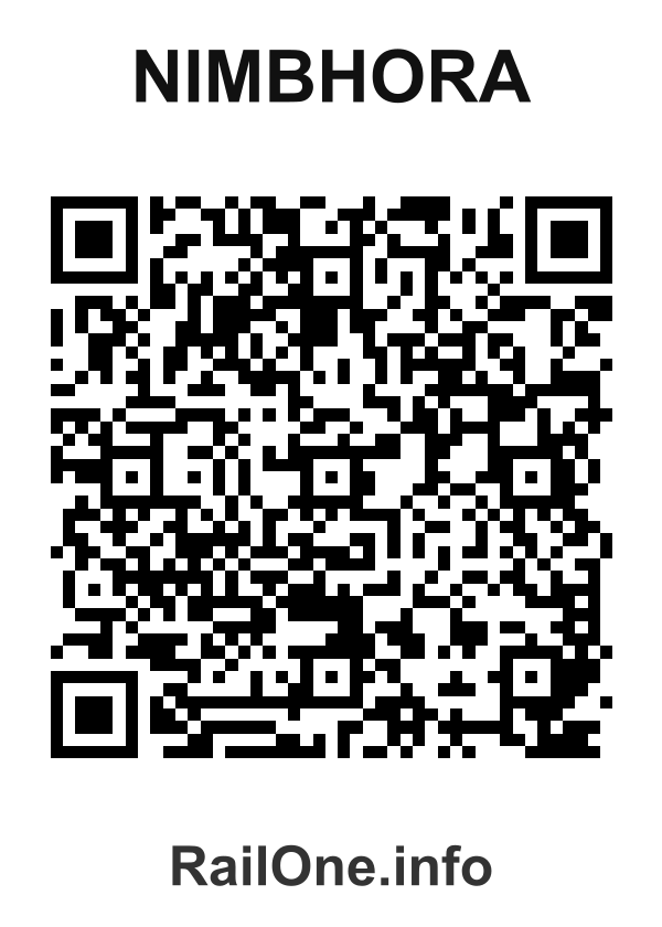RailOne QR Code for Nimbhora station