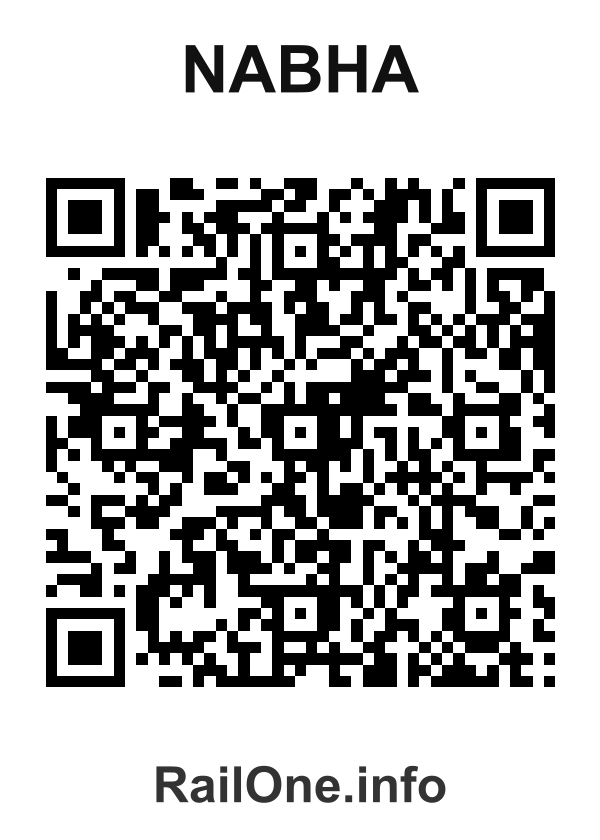 RailOne QR Code for Nabha station