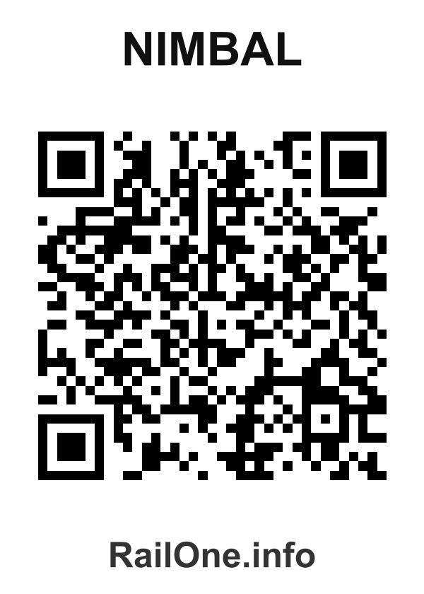 RailOne QR Code for Nimbal station
