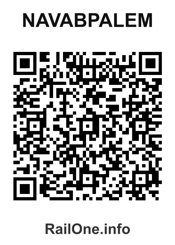 RailOne QR Code for Navabpalem station