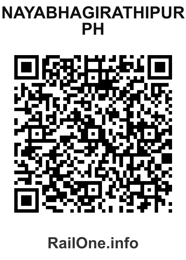 RailOne QR Code for Nayabhagirathipur Ph station