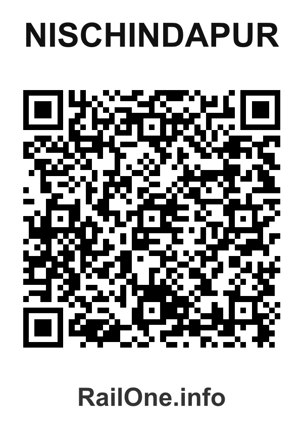 RailOne QR Code for Nischindapur station