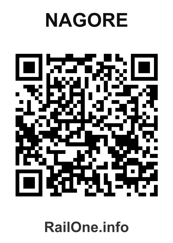 RailOne QR Code for Nagore station