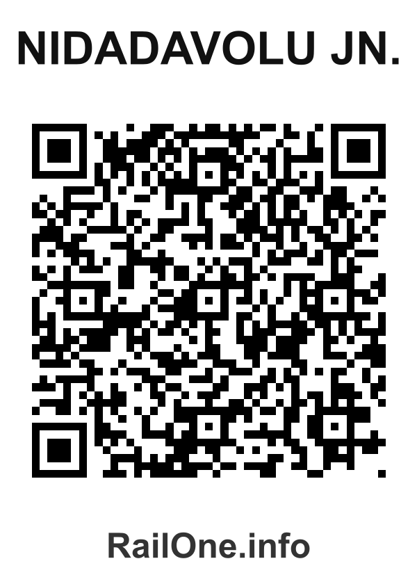 RailOne QR Code for Nidadavolu Jn. station