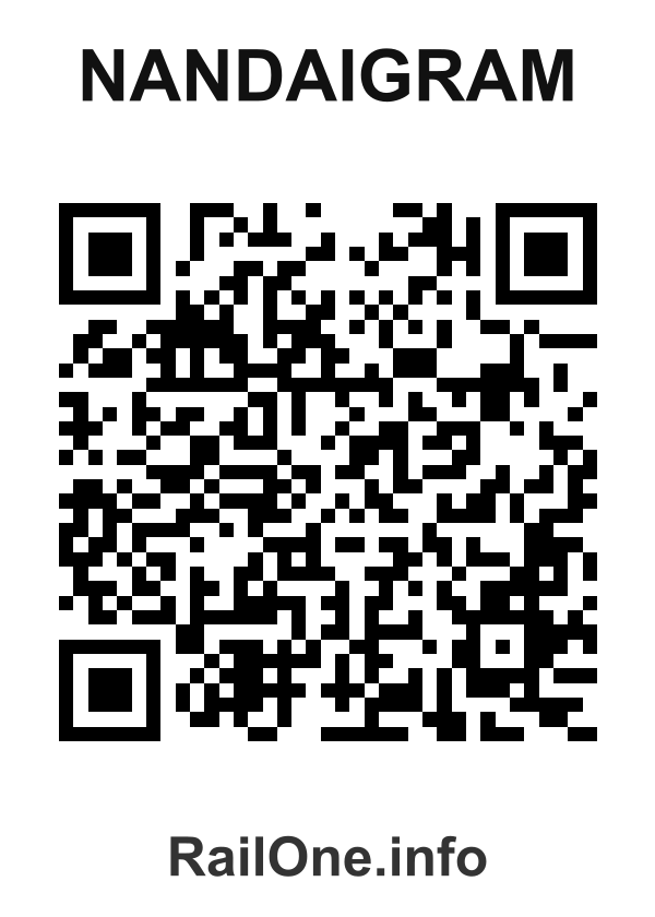 RailOne QR Code for Nandaigram station