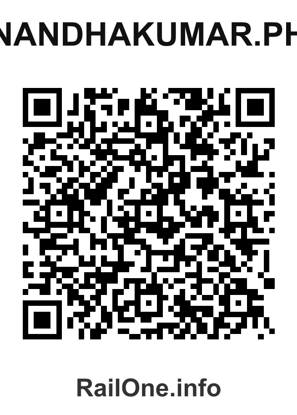 RailOne QR Code for Nandhakumar.ph station