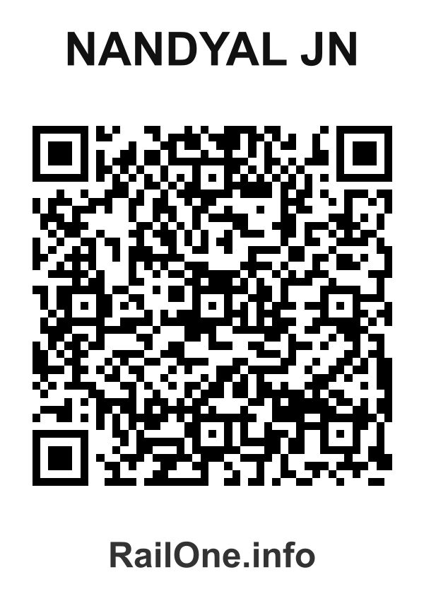 RailOne QR Code for Nandyal Jn station