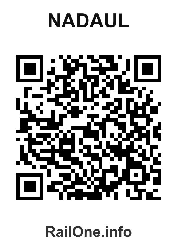 RailOne QR Code for Nadaul station