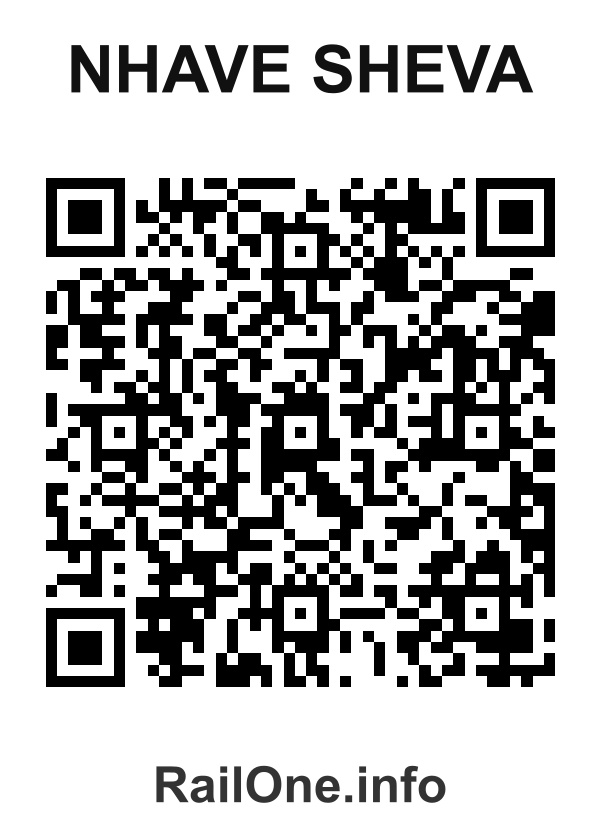 RailOne QR Code for Nhave Sheva station