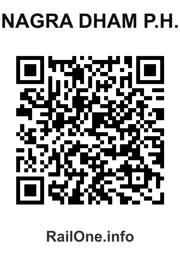 RailOne QR Code for Nagra Dham P.h. station