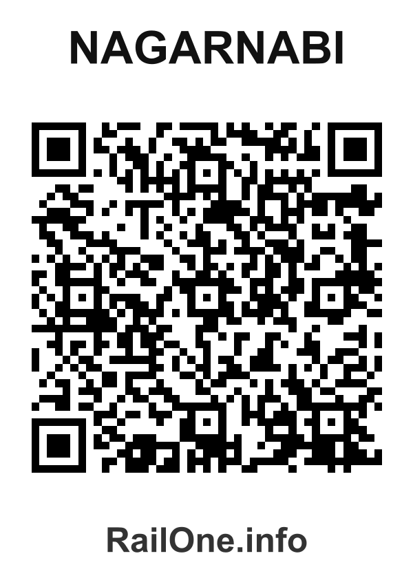 RailOne QR Code for Nagarnabi station