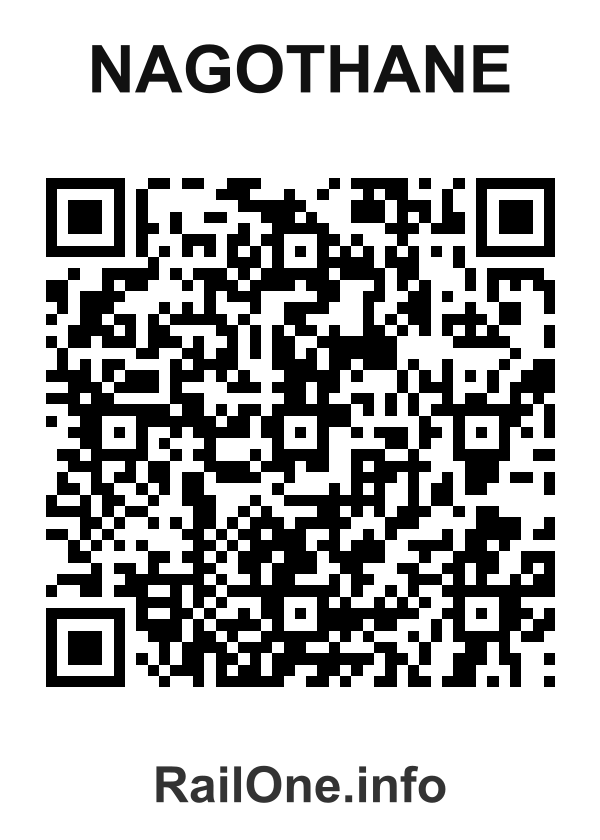 RailOne QR Code for Nagothane station