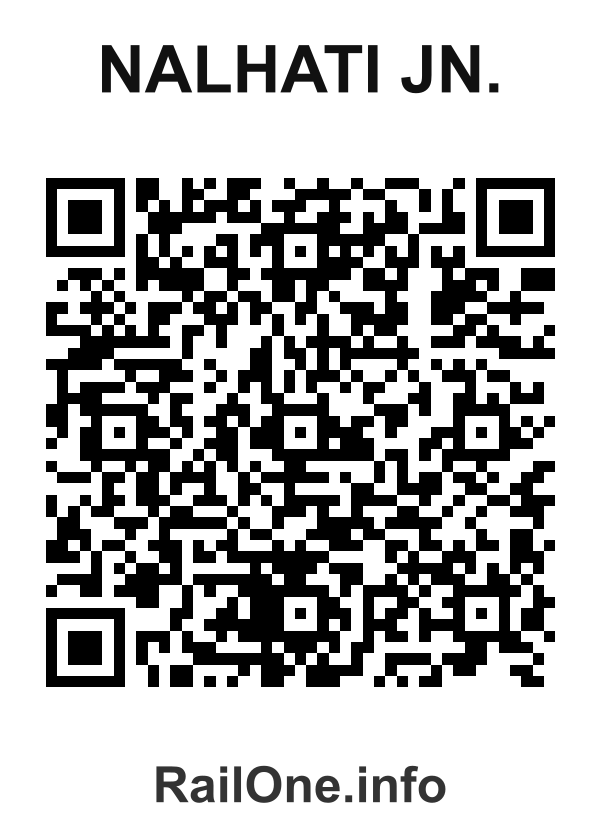 RailOne QR Code for Nalhati Jn. station