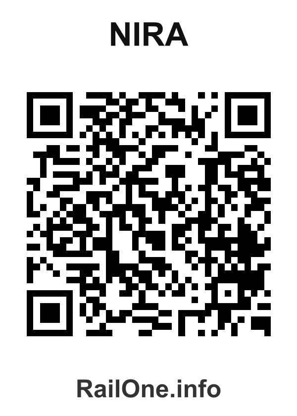 RailOne QR Code for Nira station