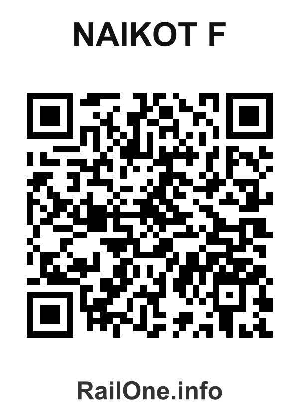 RailOne QR Code for Naikot F station